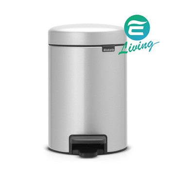 BRABANTIA PEDAL BIN NEWICON 金屬灰 時尚腳踏式垃圾桶 3L #113260