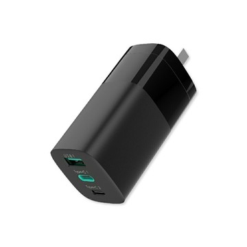 65W氮化鎵電源供應器 適用 PD充電器 QC快充頭 USB充電器