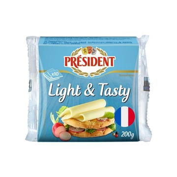 [家速配]總統牌 較低脂切片乾酪 200g