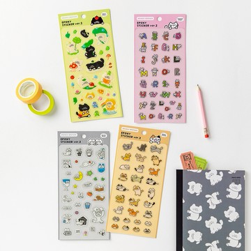 Romane Brunch Brother 早午餐兄弟立體滴膠貼紙 Ver.Mogry