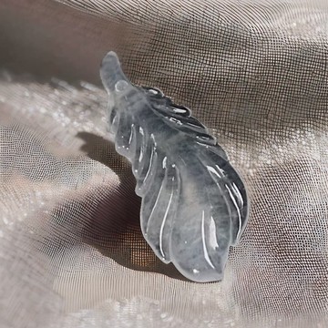 玻璃種翡翠羽毛 | 裸石 | 天然緬甸玉A貨翡翠 | 送禮