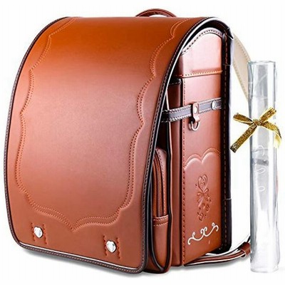 大人気新品 小学生 ランドセル 女の子 こげ茶色 ピンク ライン バッグ Www Idea Us Es