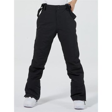 新品背帶滑雪褲男女款韓版戶外單板雙板防風防水保暖加厚修身直筒