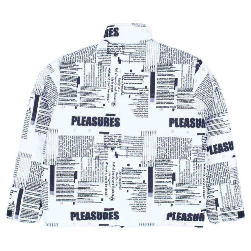 PLEASUARES × グレイトフル・デッド ハーフジップフリースジャケット