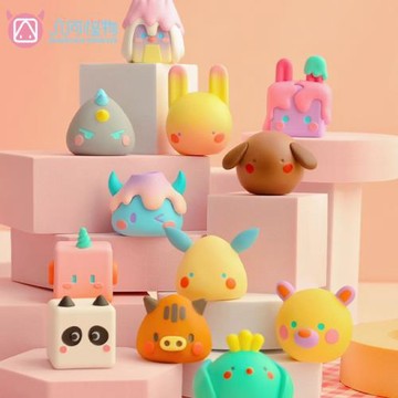 EMMA正品現貨幾何怪物閃耀之境系列萌粒潮玩盲盒盲袋迷你
