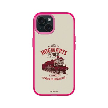 iPhone 15 Clear 粉漾桃 - 哈利波特 Harry Potter - 霍格華茲特快列車