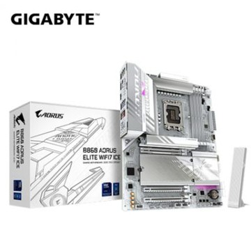 技嘉 B860 AORUS ELITE WIFI7 ICE(ATX/1H1P/Realtek 2.5Gb/Wi-Fi 7+BT 5.4)