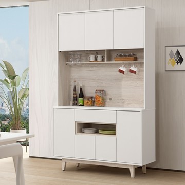 直人木業-TIME現代風122公分上下廚櫃組