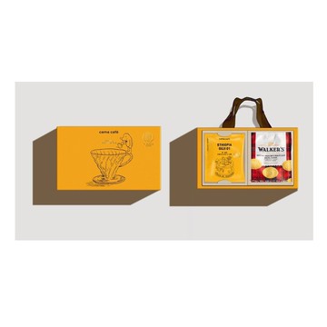 cama衣索比亞日曬濾掛咖啡10包+蘇格蘭皇家迷你奶油餅乾1包(禮盒組)