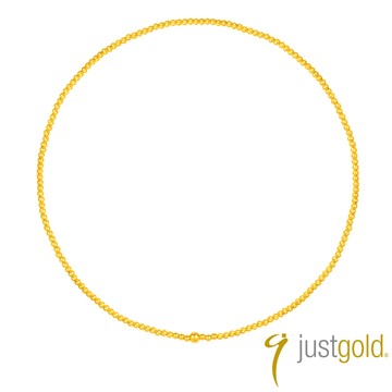 【Just Gold 鎮金店】雋藏_圓滿承福 黃金項鍊