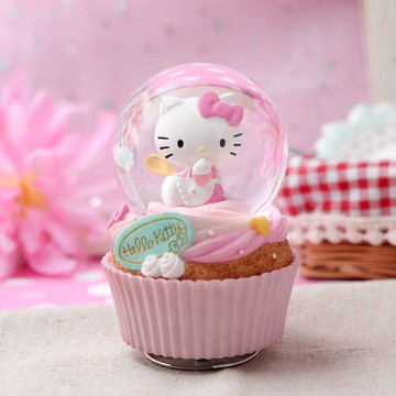 Hello Kitty 甜點 水晶球音樂鈴