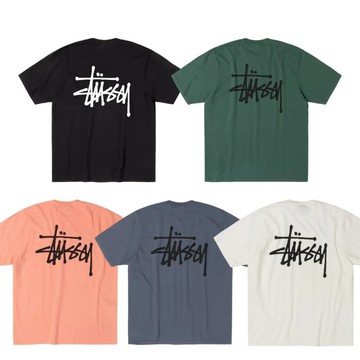 AirRoom正品現貨 2025AW STUSSY BASIC TEE PIGMENT 水洗 基本款 LOGO 短T