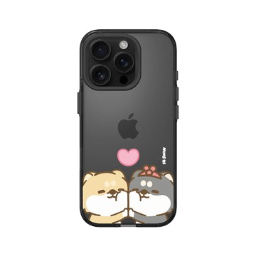 iPhone 16 Pro Clear (相機按鈕) 酷墨灰 - 嗨小強 Hi John - 柴圓情侶