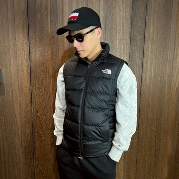 美國百分百【全新真品】The North Face 羽絨 背心 TNF 北臉 馬甲 保暖 男 黑色 BL05