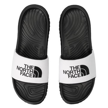 The North Face 北面 拖鞋 男鞋 輕便 經典 Logo 白黑【運動世界】NF0A8A90LA9