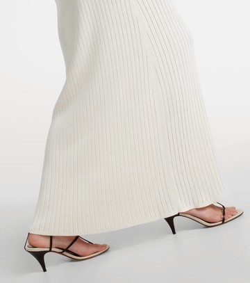 Nili Lotan Ivenka ribbed-knit cotton maxi dress