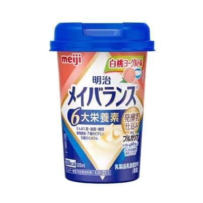 明治 メイバランスＭｉｎｉカップ 白桃ヨーグルト味 １２５ｍｌ