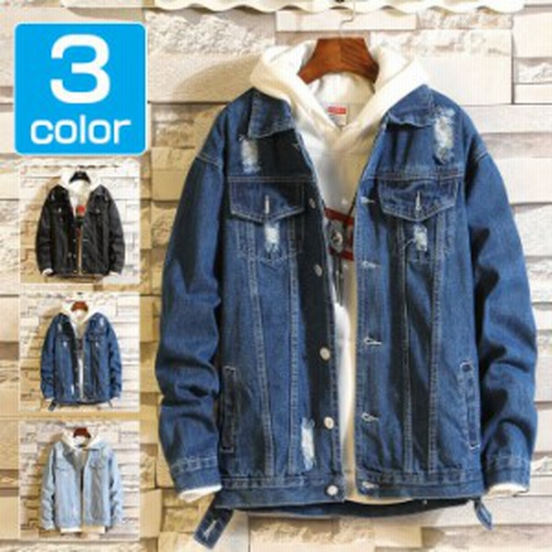 ジージャン Gジャン デニムジャケット メンズ コーデ ジャケット ダメージ加工 ユーズド加工 長袖 ジャンパー トラッカージャケット 秋 通販 Lineポイント最大1 0 Get Lineショッピング
