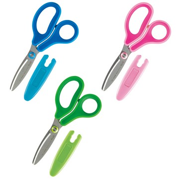 Plus 普樂士 兒童弧線剪刀 顏色隨機出貨 /支 SC-145MF（34-670、34-671、34-672）｜領券最高折$220