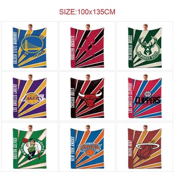 跨境代發小批量籃球周邊毛毯法蘭絨空調毯客廳沙發毯數碼印花單面