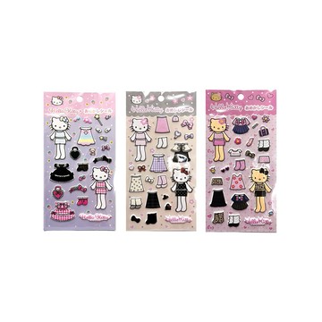 【三麗鷗】Hello Kitty長腿造型換裝貼紙 [共3款可選擇]