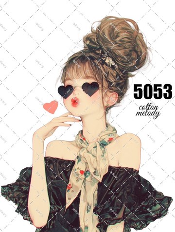 原創貼紙 no.5053 人物貼紙 原創貼紙 原創人物貼紙 裝飾貼紙 cotton melody