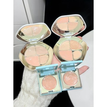 遮黑眼圈的神~彩棠TIMAGE三色遮瑕盘 mini版单色三文鱼色 遮黑眼圈痘印 遮暇膏液粉底提亮