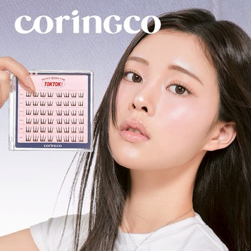 【CORINGCO】魅力俐落 TokTok 輕盈免膠假睫毛 繆思女神款
