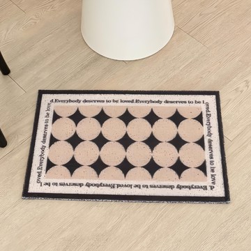 Hoom禾慕生活 法式絲圈地墊 香榭大道 PVC材質 中國產地  60 x 40cm  1個