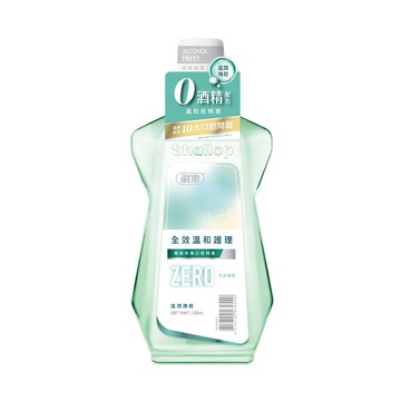 刷樂全效溫和護理漱口水-溫潤薄荷500mL