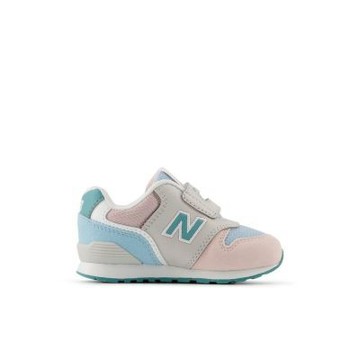 NEW BALANCE NB 運動鞋 童鞋 小童 兒童 魔鬼氈 灰粉藍 I9963WJ-W楦