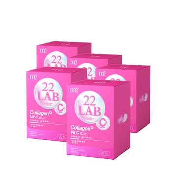 【m2美度】超能膠原C粉 五盒組 (30入/盒)