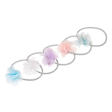 荷蘭 Souza 多色紗花髮束五件組(小)