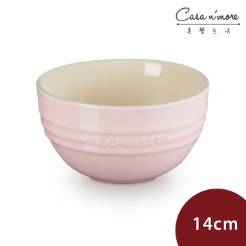 Le Creuset 韓式飯碗 14cm 玫瑰粉 餐碗 湯碗 碗公  [美學生活]