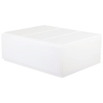 好室喵5號大寬栗子一層收納盒-白色