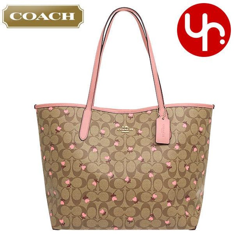 コーチ COACH バッグ トートバッグ FC3240 C3240 カーキ×レッドマルチ