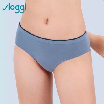 sloggi-GO SENSE 好感系列中腰小褲 灰藍