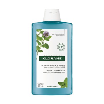 KLORANE 蔻蘿蘭 頭皮淨化涼感洗髮精  水薄荷萃取 400ml  1瓶