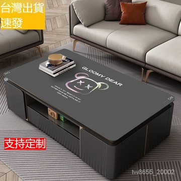 台灣出貨 潮牌桌墊pvc免洗高級感輕奢茶幾墊桌佈防水防油防燙小紅書餐桌墊 可定制桌布 防水防燙輕奢潮流茶幾墊 餐桌墊