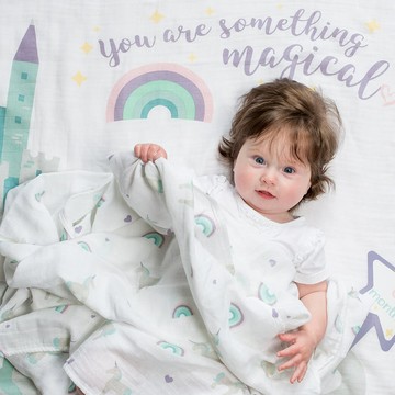 【安琪兒婦嬰百貨】加拿大 lulujo 寶寶成長包巾卡片禮盒組(多款任選)