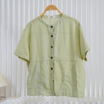 休閑開扣短款外套121510C