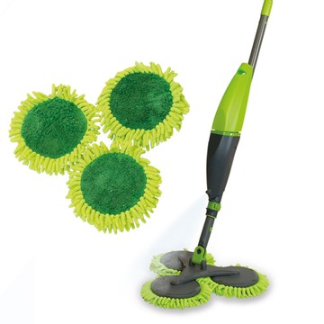 【洛克馬企業】智慧型懶人拖把 1支拖把 附贈6個布盤