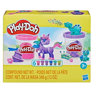 Hasbro 孩之寶 Play-Doh 培樂多 金屬色6罐黏土組  混和顏色  340g  1盒
