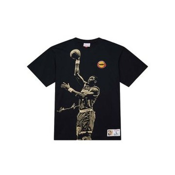 Mitchell & Ness Tee Hakeem Olajuwon 黑色 短袖 MN25ATS20A [台灣現貨]
