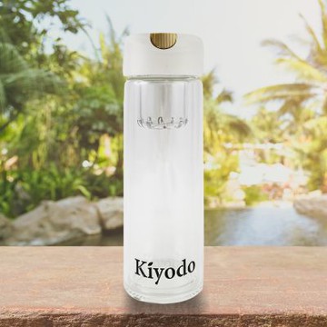 KIYODO磁吸雙層玻璃泡茶杯-320ml-1支