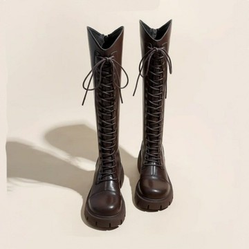 新店優惠 長筒靴女厚底大筒圍粗腿胖mm顯瘦高筒靴長靴子2025新款秋冬騎士靴