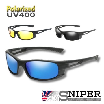 [英國ansniper] SP-KP011-1060 / UV400-保麗萊偏光REVO鏡片戶外專業騎行男士抗UV偏光太陽眼鏡