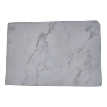 北歐風時尚PVC皮革桌巾  大理石紋 白色  140 x 180cm  1條
