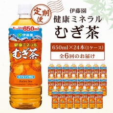 伊藤園 健康ミネラル麦茶650ml 24本(1ケース)全6回