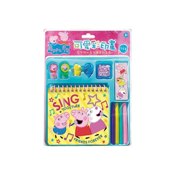 粉紅豬小妹(俏皮篇)可愛彩印畫